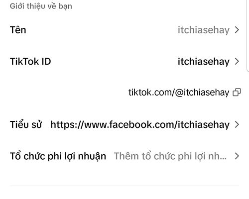 cach lien ket mang xa hoi voi tiktok tren dien thoai